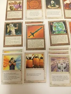 1995 Magic The Gathering White Edge Card Game Lot - Image 4