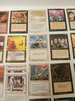1995 Magic The Gathering White Edge Card Game Lot - Image 5