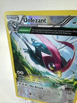 Unfezant (81 Delta) 81/108 Roaring Skies Reverse Holo Pokemon TCG Card MP 2015 - Image 3