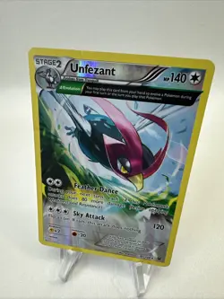 Unfezant (81 Delta) 81/108 Roaring Skies Reverse Holo Pokemon TCG Card MP 2015 - Image 5