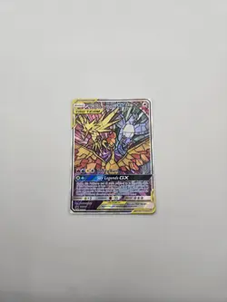 Moltres Zapdos Articuno GX Tag Team SM210 Pokemon Card Black Star Promo - Image 1