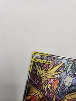 Moltres Zapdos Articuno GX Tag Team SM210 Pokemon Card Black Star Promo - Image 2