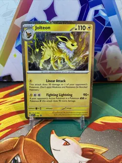 Jolteon - 2025 Pokemon Holo Prismatic Evolutions Black Star Promo Card SVP 169 - Image 1