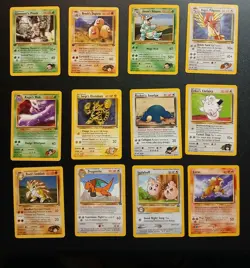 Pokemon TCG Vintage 1st Edition Non Holo Rare 84 Card Lot - Image 1
