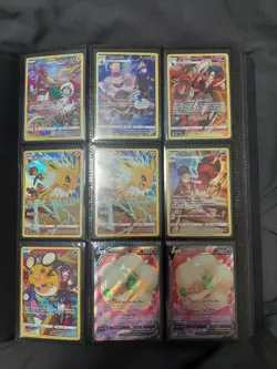 lot of 401 pokemon cards in binder swsh scarlet and violet ALL CARDS ARE NM/MINT - Image 1