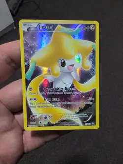 Pokemon Card - Jirachi XY112 Mythical Collection Black Star Promo Full Art Holo - Image 1