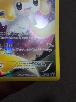 Pokemon Card - Jirachi XY112 Mythical Collection Black Star Promo Full Art Holo - Image 4