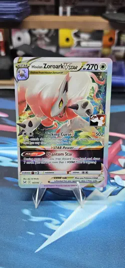 Hisuian Zoroark VSTAR 147/196 Prize Pack Series Cards Holo - Image 1