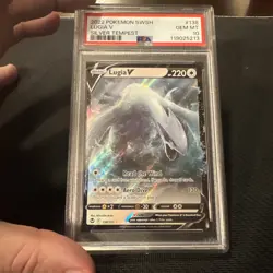 Pokemon Lugia v TCG Silver Tempest Holo Ultra Rare Card 138/195 PSA 10 - Image 2
