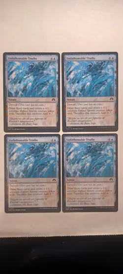 MTG Unfathomable Truths X 4 - Common, NM/M - Image 1
