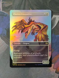 Clarion Conqueror - Borderless Foil Baby Reversible | Dragonstorm | NM | MTG - Image 1