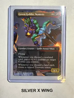 Green Goblin, Nemesis Borderless x1, MTG, Marvel's Spider-Man: Eternal Legal, NM - Image 1