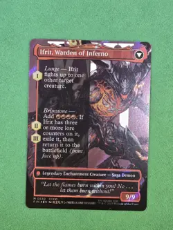 MTG Clive, Ifrit's Dominant (Borderless) (Surge Foil) #0530 Final Fantasy - Image 4