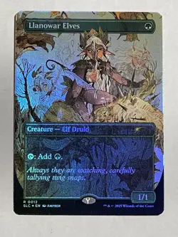 Llanowar Elves |Foil NM| Encyclopedia Secret Lair Magic MTG - Image 2