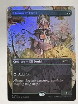 Llanowar Elves |Foil NM| Encyclopedia Secret Lair Magic MTG - Image 3