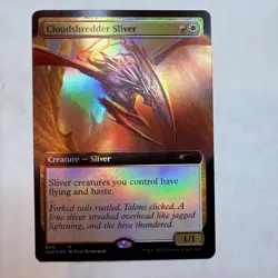 SLD Cloudshredder Sliver (Extended Art) Secret Lair Drop Foil MTG NM - Image 1