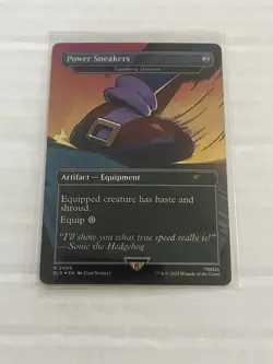 Power Sneakers - Lightning Greaves (Rainbow Foil) Secret Lair Drop Foil - Image 1
