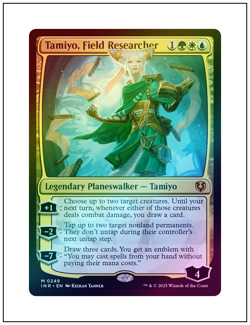 1x Tamiyo, Field Researcher, Foil, Innistrad Remastered, Magic MTG NM - Image 1