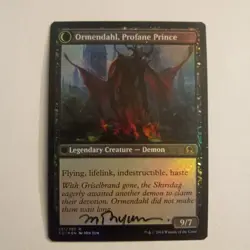 Magic The Gathering - 1x Signed Foil Westvale Abbey / Ormendahl, Profane Prince - Image 2