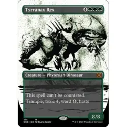 Tyrranax Rex (ichor Borderless) M/NM Magic MTG Phyrexia: All Will Be One - Image 1