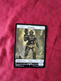 MTG Token - Soldier (2) Zephyrim (2/675) Warhammer 40,000 - Image 1