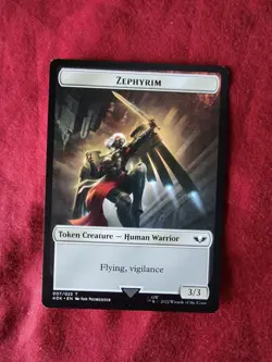 MTG Token - Soldier (2) Zephyrim (2/675) Warhammer 40,000 - Image 2