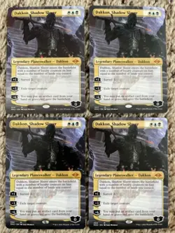 MTG- Dakkon, Shadow Slayer x4 - MH2 - Full Art - Image 1