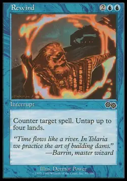 Rewind x4 4x Urza's Saga NM MTG - Image 1