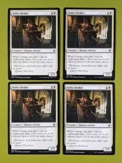 Ballot Broker x4 Conspiracy: Take the Crown 4x Magic the Gathering MTG - Image 1