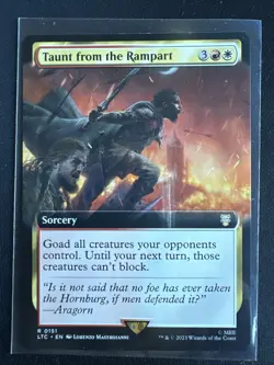 MTG Taunt from the Rampart Tales of Middle-earth Commander 0151 Regular Rare - Image 1