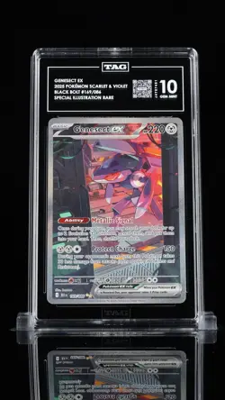 2025 Pokemon Black Bolt Genesect ex 172/086 Tag 10 GEM MINT - Image 1