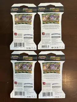 Evolving Skies Full Art Collection Set 4 Pack New Tcg Pokemon Sleeved Booster X4 - Image 2