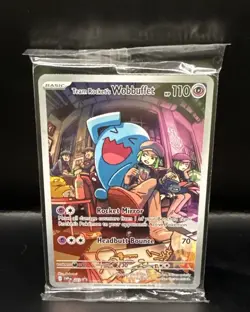 Pokemon TCG - Team Rocket's Wobbuffet 203 SVP NM [SEALED] Scarlet & Violet Promo - Image 1