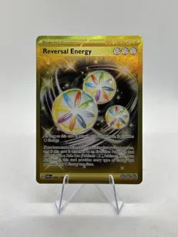 Reversal Energy 266/182 Gold Secret Rare S&V Paradox Rift Pokemon TCG Holo - Image 1