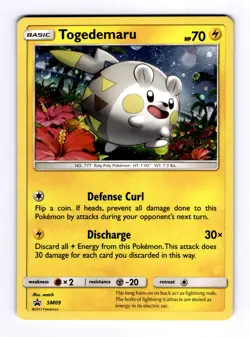 Togedemaru - SM09 Sun & Moon Promos #SM9 (2017) Promo Holo NM Pokemon - Image 1
