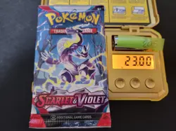 23.00g (Heavy HEAVIEST) Scarlet Violet Pokemon Booster Pack Sealed + BONUS #205 - Image 1