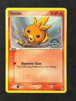 Pokemon TCG- Torchic Wizard World Chicago Rare Promo 2005 Ex Emerald #69 -NM+ - Image 1