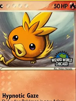Pokemon TCG- Torchic Wizard World Chicago Rare Promo 2005 Ex Emerald #69 -NM+ - Image 2