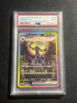2025 POKEMON PRE EN-PRISMATIC EVOLUTIONS #161 UMBREON EX PSA 9 - Image 1