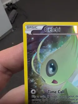 Celebi XY111 Full Art Holo Mythical Collection Promo Pokemon - Image 2