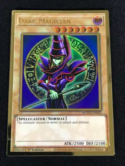 Yugioh Dark Magician MGED-EN002 1st GOLD (NM) - Image 1