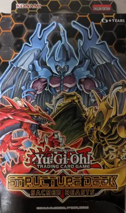 YUGIOH 1ST ED SACRED BEASTS STRUCTURE DECK (FACTORY SEALED/NEW) - Image 1