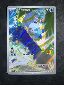 ✅Pokemon TCG White Flare Oshawott Illustration Rare Card 105/086 NM English🇺🇸 - Image 1