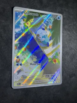 ✅Pokemon TCG White Flare Oshawott Illustration Rare Card 105/086 NM English🇺🇸 - Image 2