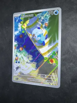 ✅Pokemon TCG White Flare Oshawott Illustration Rare Card 105/086 NM English🇺🇸 - Image 3