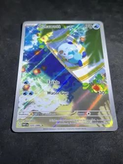 ✅Pokemon TCG White Flare Oshawott Illustration Rare Card 105/086 NM English🇺🇸 - Image 4