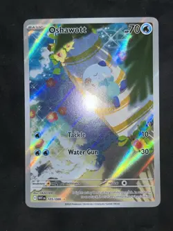✅Pokemon TCG White Flare Oshawott Illustration Rare Card 105/086 NM English🇺🇸 - Image 5