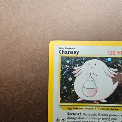 Chansey 3/130 Pokemon Base Set 2 Holo Rare Card - MP - Image 2