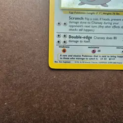 Chansey 3/130 Pokemon Base Set 2 Holo Rare Card - MP - Image 4