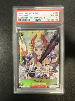Yamato Illustration Box Vol.2 ST13-016 One Piece Promotion Cards Foil PSA 10 JL - Image 1